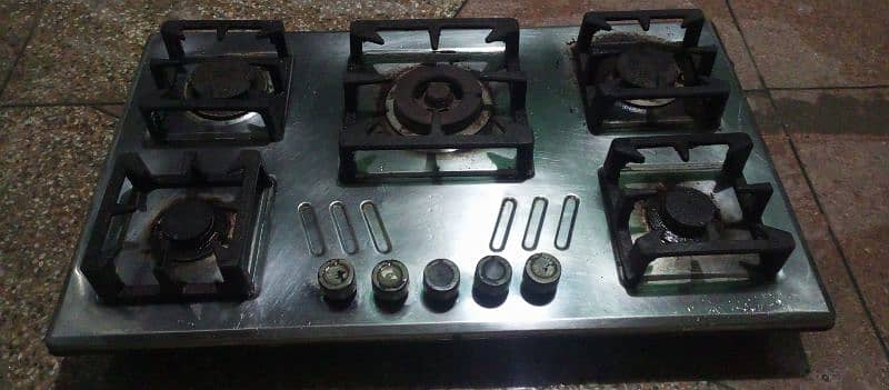 5 burner steen less steel stove for sale 3