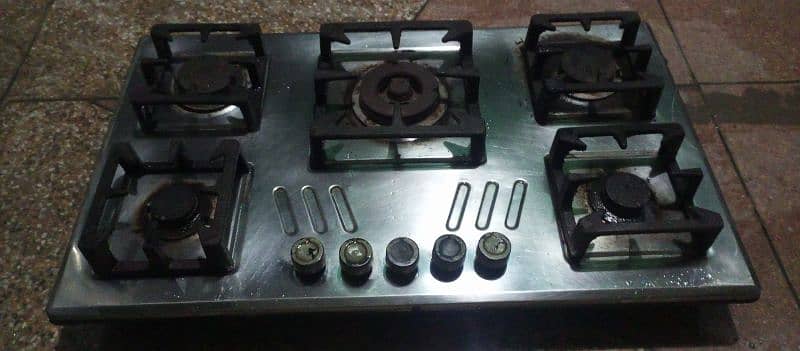 5 burner steen less steel stove for sale 4