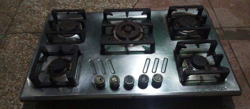 5 burner steen less steel stove for sale 5