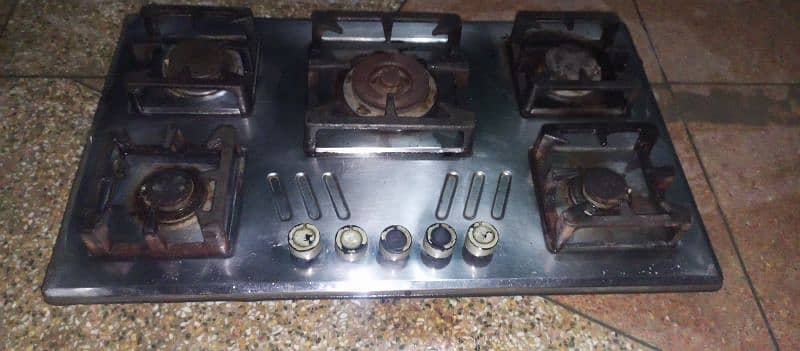 5 burner steen less steel stove for sale 6