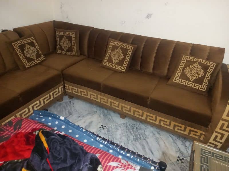 7 seater sofa with sofa cover 3