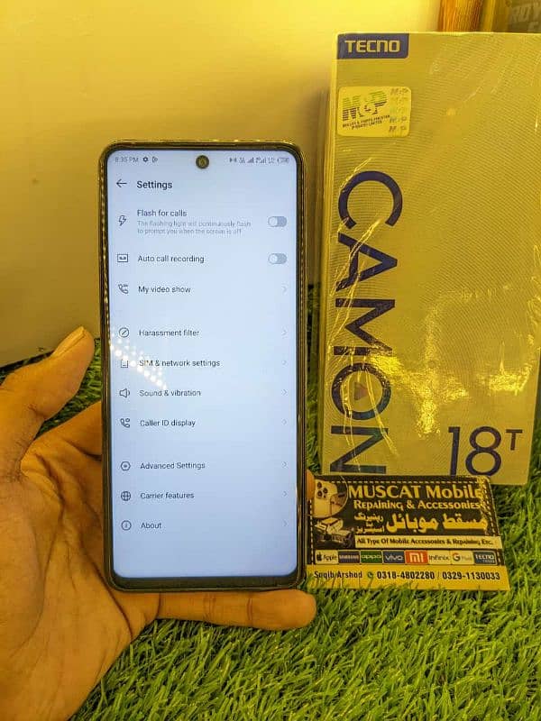 Tecno Camon 18T 4/128 Dual Sim official PTA Approved 10/10 condition 6