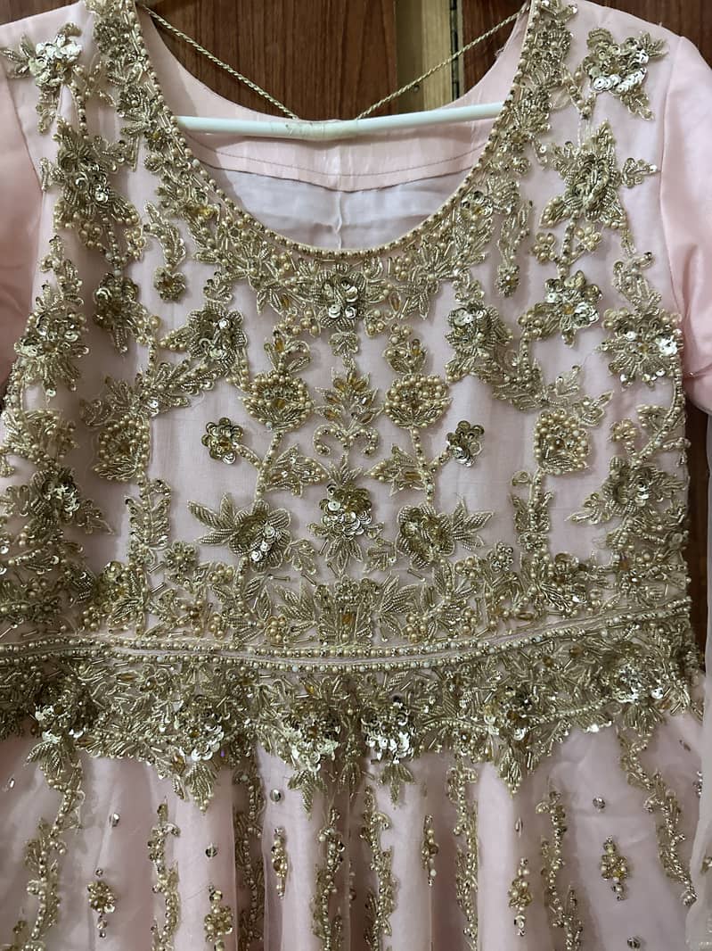 FROCK + SHARARA /ENGAGEMENT /BRIDAL WEAR / PARTY WEAR DRESS 2