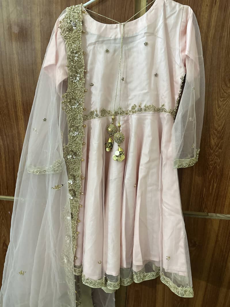 FROCK + SHARARA /ENGAGEMENT /BRIDAL WEAR / PARTY WEAR DRESS 7