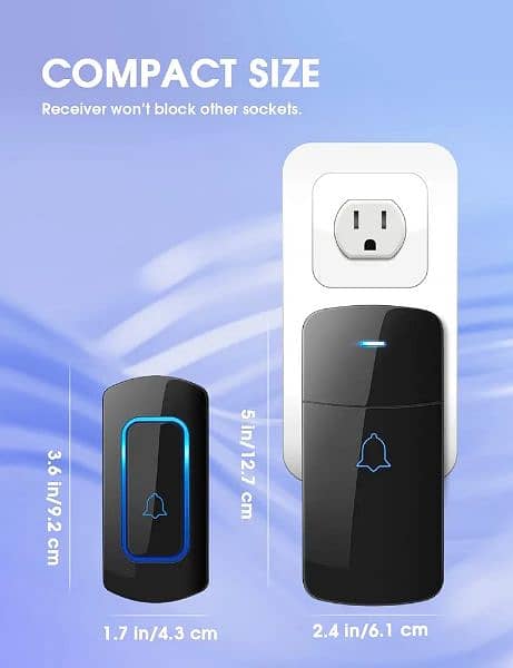 Wireless Doorbell Kit, NOVETE Door Bell 1