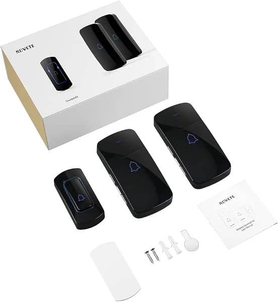 Wireless Doorbell Kit, NOVETE Door Bell 6