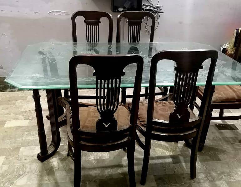 6 chairs dining table 3