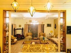 1 kanal tile floors beautiful house for sale at the prime location of johar town