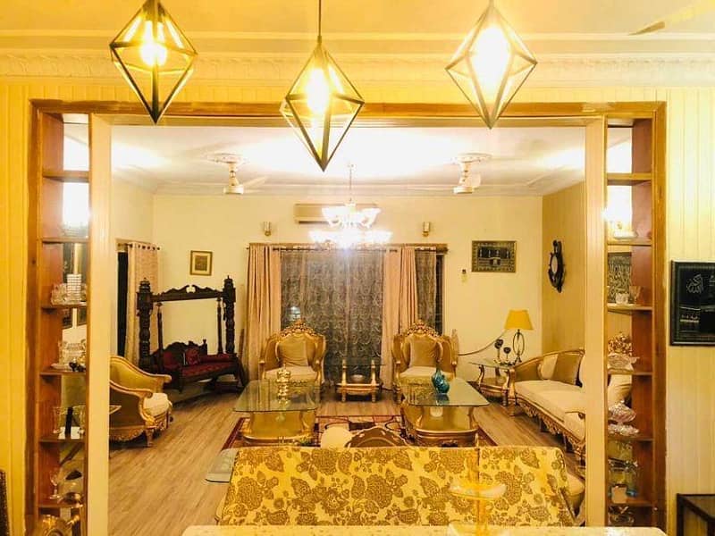 1 kanal tile floors beautiful house for sale at the prime location of johar town 0