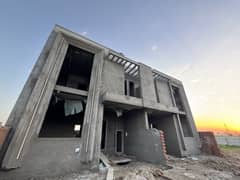 5 Marla Beautiful Grey Structure House For Sale At Sial Housing Sialkot