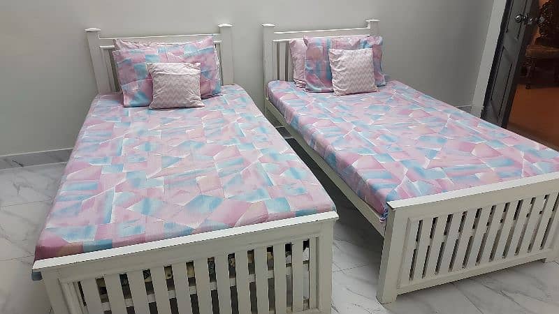 Wooden Single beds in excellent condition 1