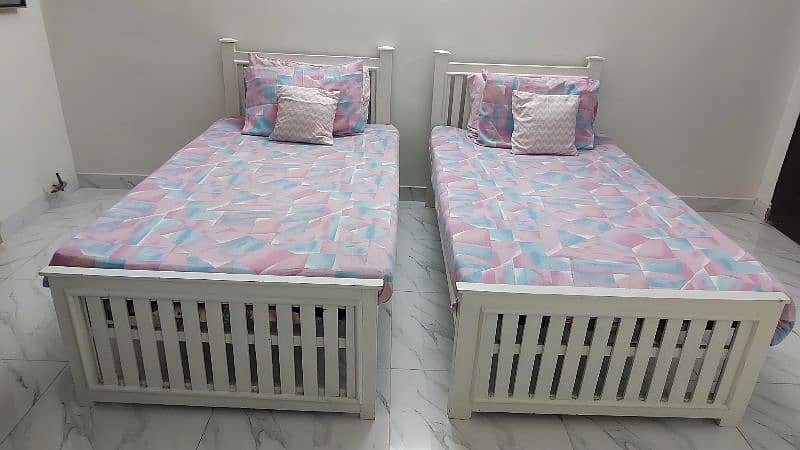 Wooden Single beds in excellent condition 2