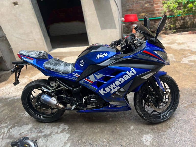 kawasaki ninja replica ER-6n blue colour 0