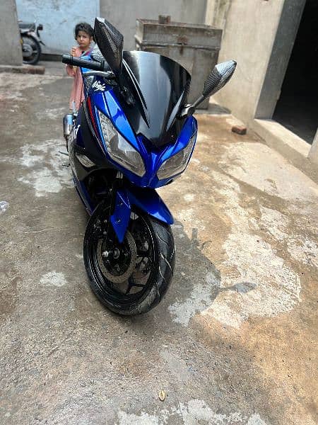 kawasaki ninja replica ER-6n blue colour 1