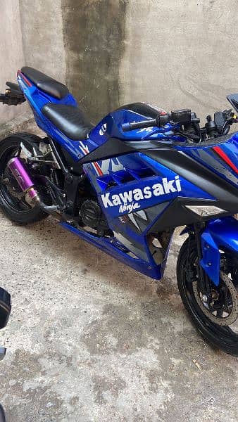 kawasaki ninja replica ER-6n blue colour 2