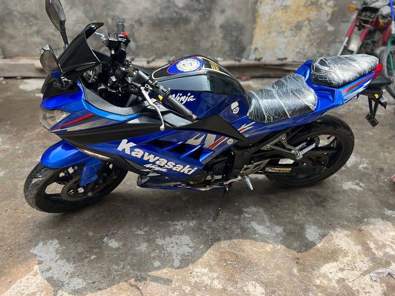 kawasaki ninja replica ER-6n blue colour 3