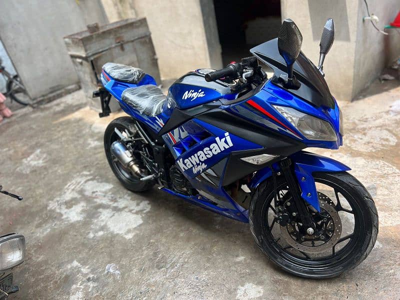 kawasaki ninja replica ER-6n blue colour 4