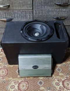 ORIGINAL KENWOOD WOOFER AUDIOBANK 4 CH AMPLIFIER {SPEAKER SOUND SYSTEM