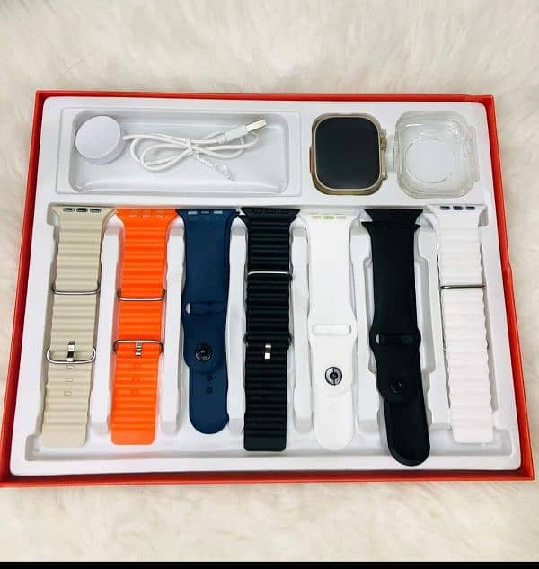 7 in 1 Straps Smart Watch Ultra2 S100 0