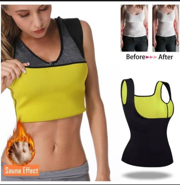 Woman's Body Shapper | Hot Sweat Workout Shirt | Slimming Shirt 7