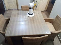 2 dining table and chair for sale urgent