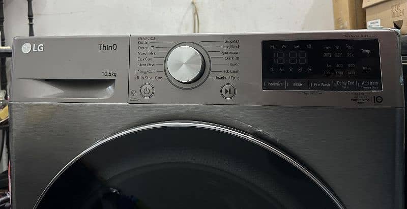 LG automatic washing machine 10 kg condition 10 by 10 full warranty 2