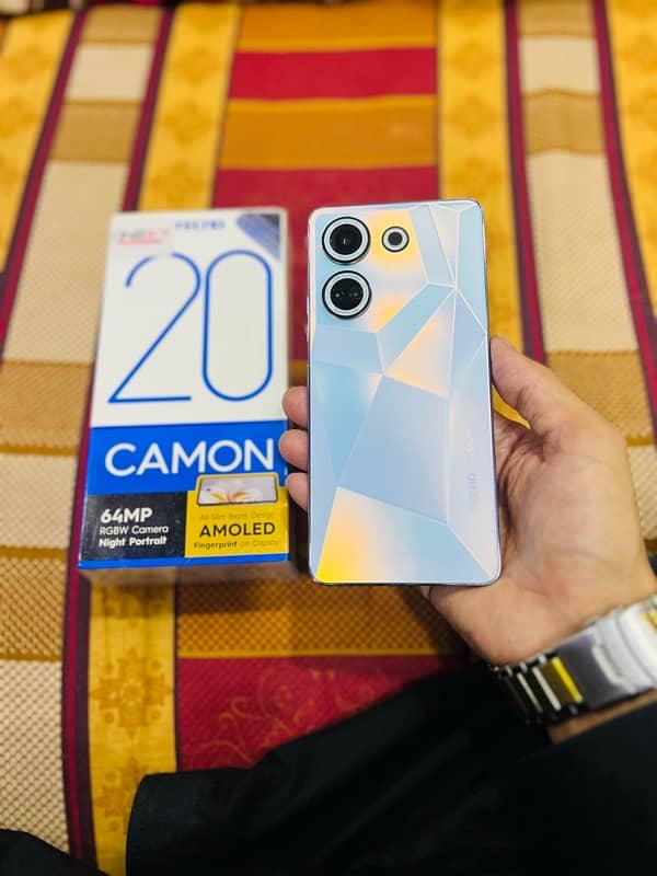 Tecno Camon 20 With Box 8/256 0