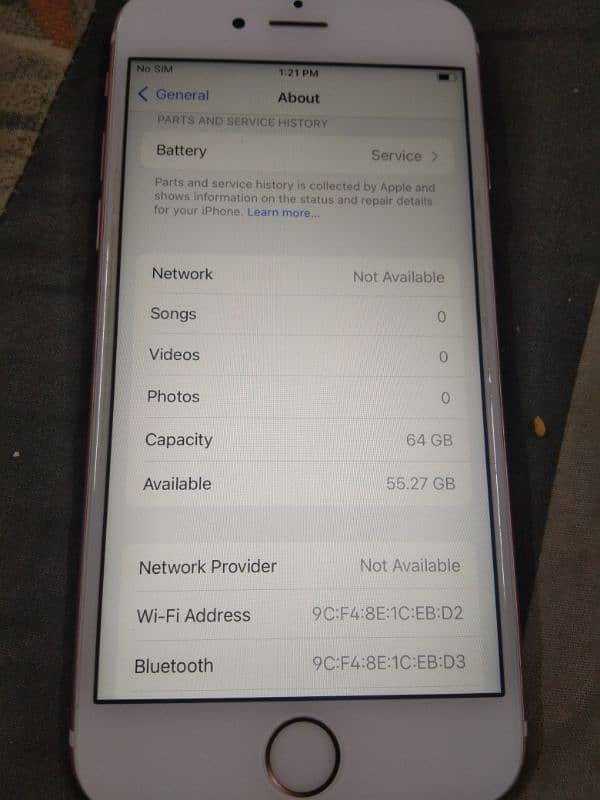 Iphone 6s 64Gb PTA approved with Box 7