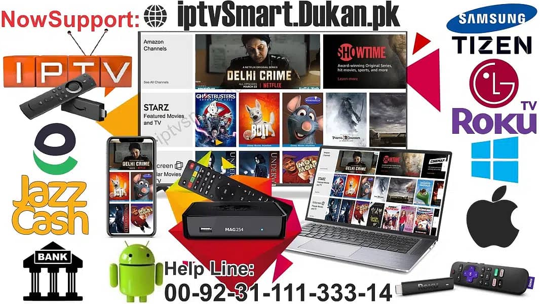 iptv Services - 4k hd fhd UHD Tv - 3D Dubbed Movies - All Web Series 5