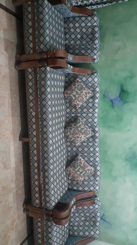 Wooden Sofa Set 1