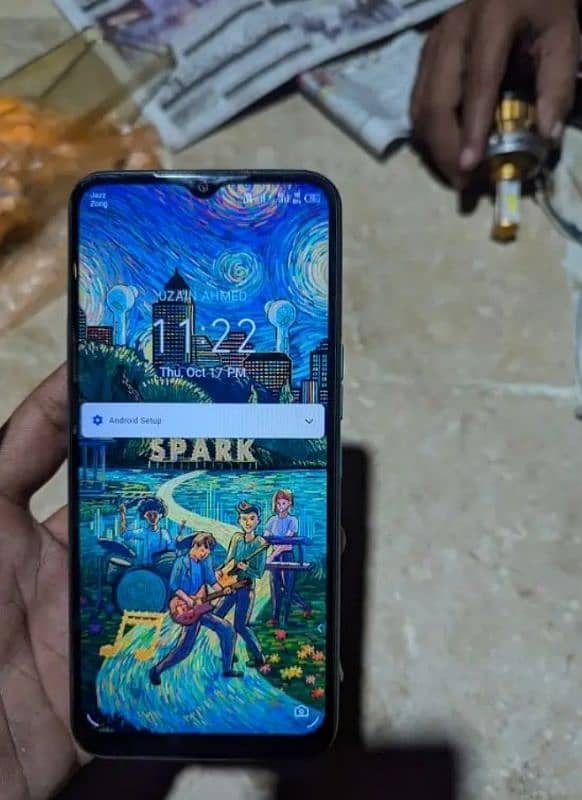 Tecno spark 7 only set pack ha. out Claas set h gaming exchnge posible 1