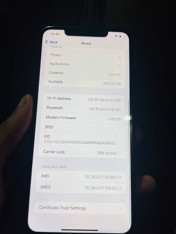 i phone 11 pro max 256 Gb 9