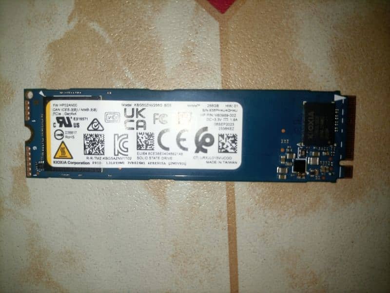 SSD NVME 256 gb Gen 4x4  Orginal Made in Taiwan 0