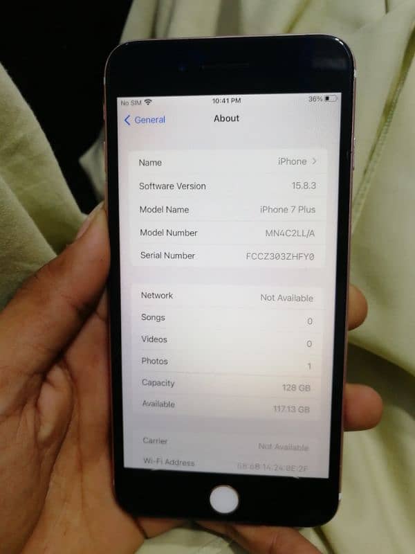 iPhone 7 plus 128gb Pta Approved 2