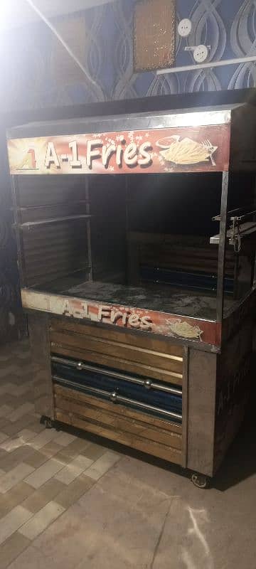 Fries and burger counter urgent sale 6