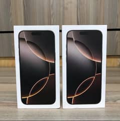 Iphone 16 Pro Max box pack(256GB)