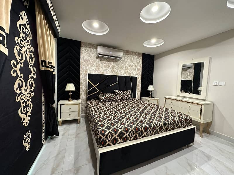 we are offering a 1 bed furnished apartment for rent in aa block bahria town 1