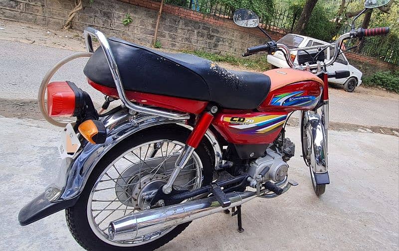 Honda CD 70 2014 New Condition 1st Owner Islamabad Register for Sale 7