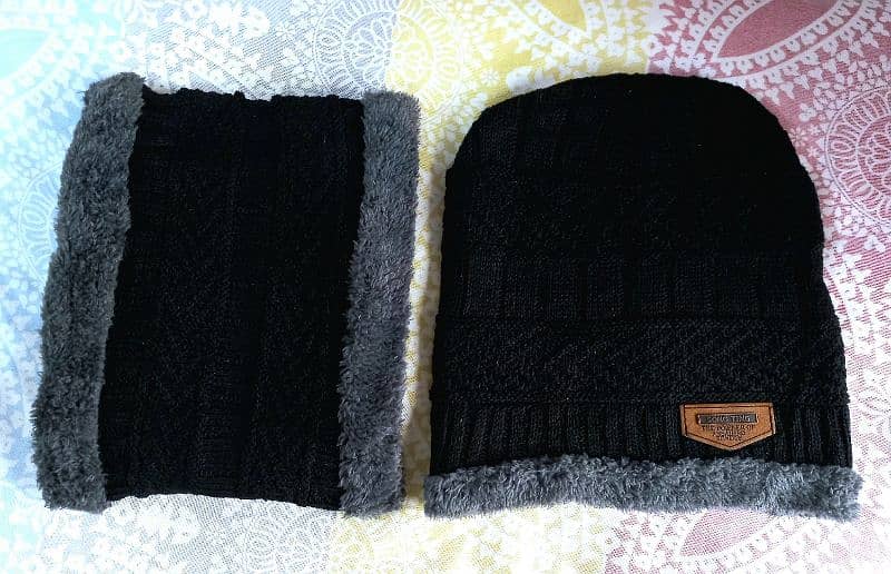 Winter Cap Set (2 Piece) Cap + Face Cover | Imported Stuff | Warm Cap 3