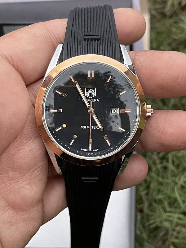 Tag Heuer Carrera (black silicone strap) 3