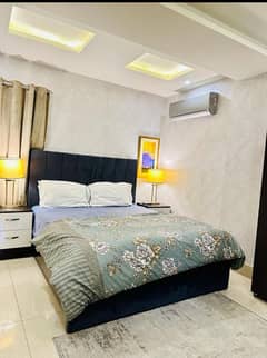 1 Bedroom VIP Full furnish flat per day available in Bahria town Lahore