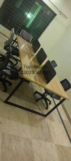 cluster cabin work station executive table meeting table