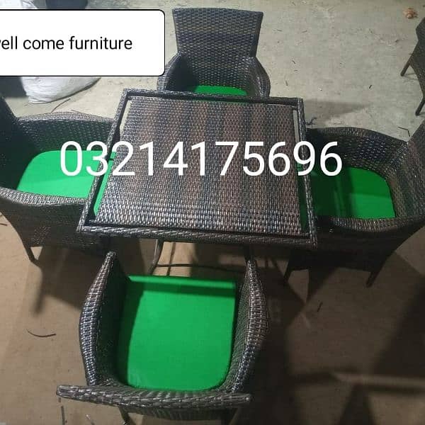 OUTDOOR GARDEN RATTAN UPVC FURNITURE SOFA SET CHAIRS TABLE SAWING 13