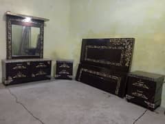 complete bed set new candetion for sale in Lahore