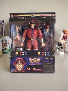 Jada toys M Bison Figure with box for sale (BIB) and Guille (damaged)