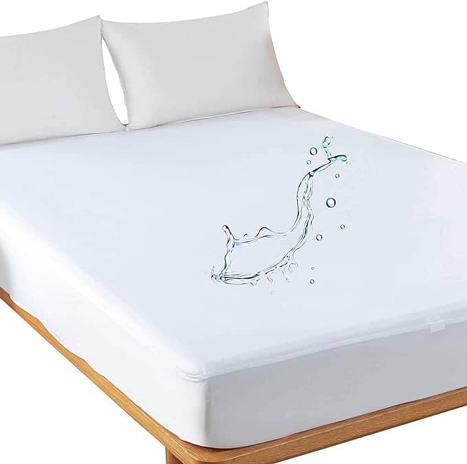 Waterproof Mattress Cover For Double Bed King Size Fitted Mattress 2