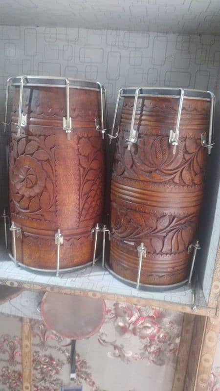 Best Quality Dholki or Dholak, Mehndi Dholak With Metal Hooks 10