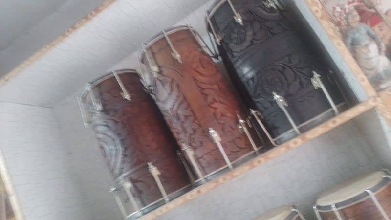 Best Quality Dholki or Dholak, Mehndi Dholak With Metal Hooks 11