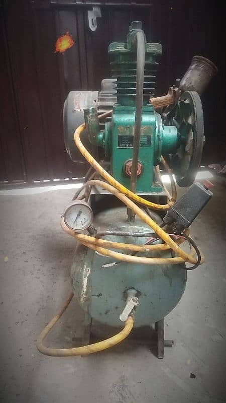 An Air Compressor in working position For sale. 2