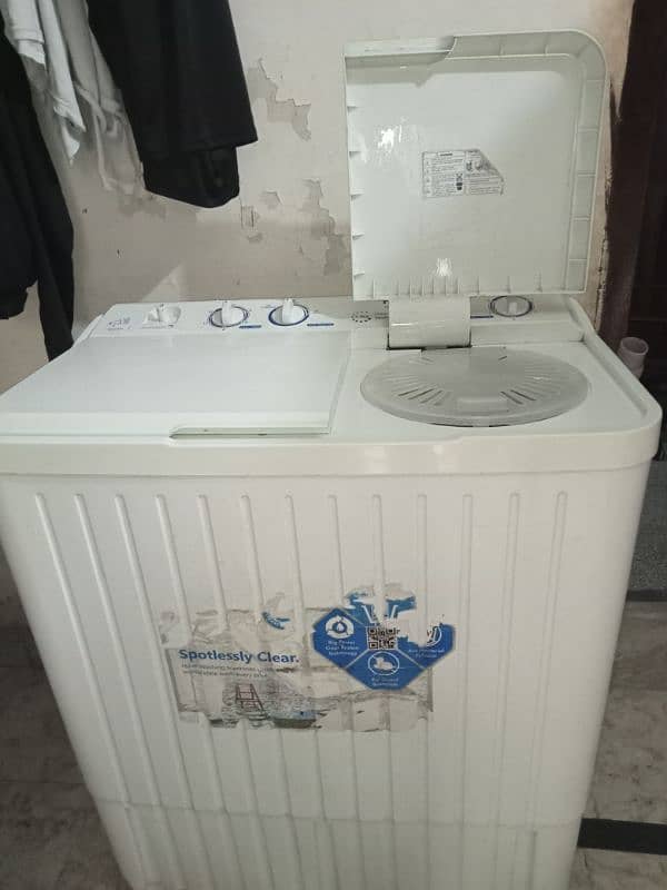 Haier Semi Automatic Washing Machine totally Genuine 2